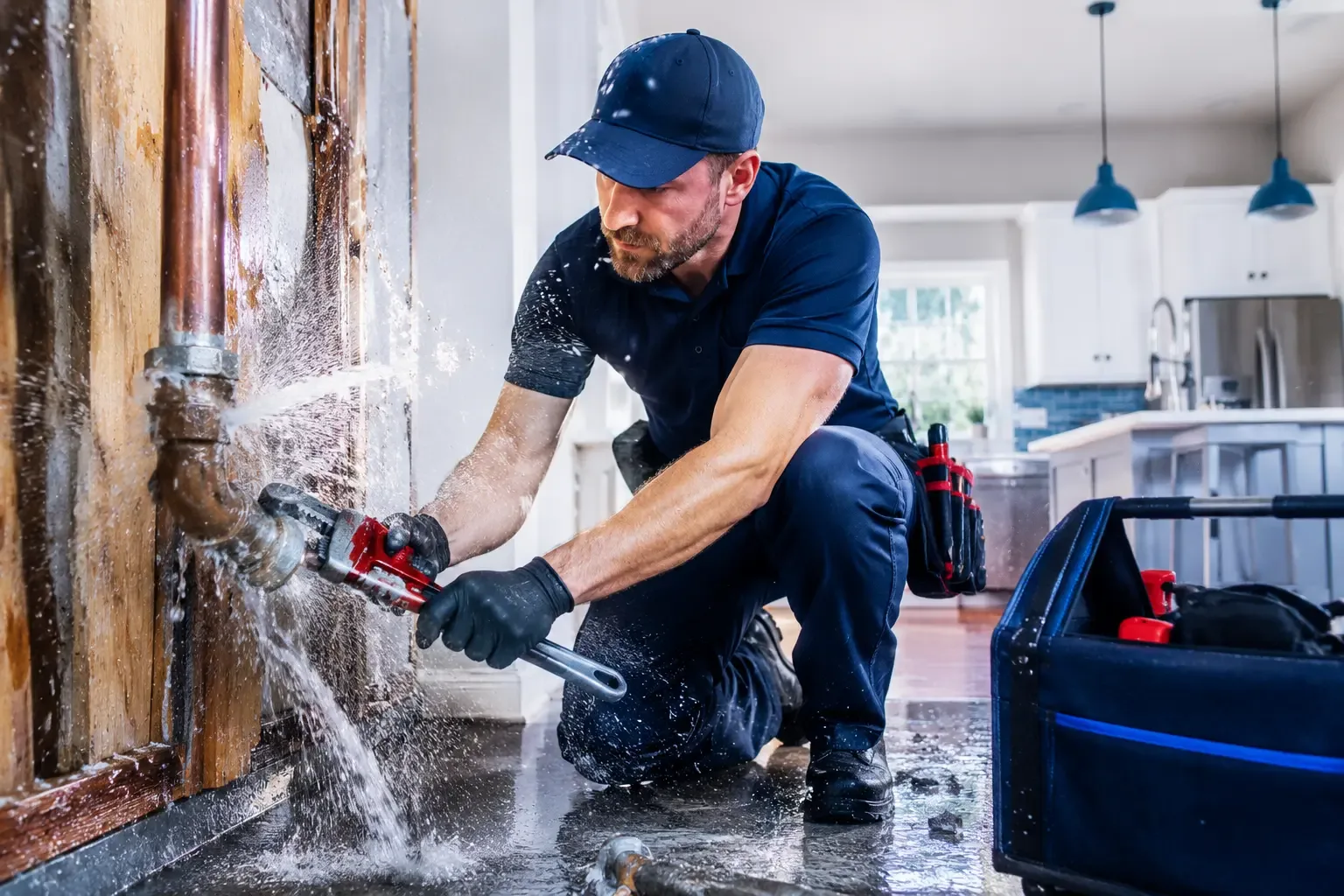 Emergency pipe repair service near you
